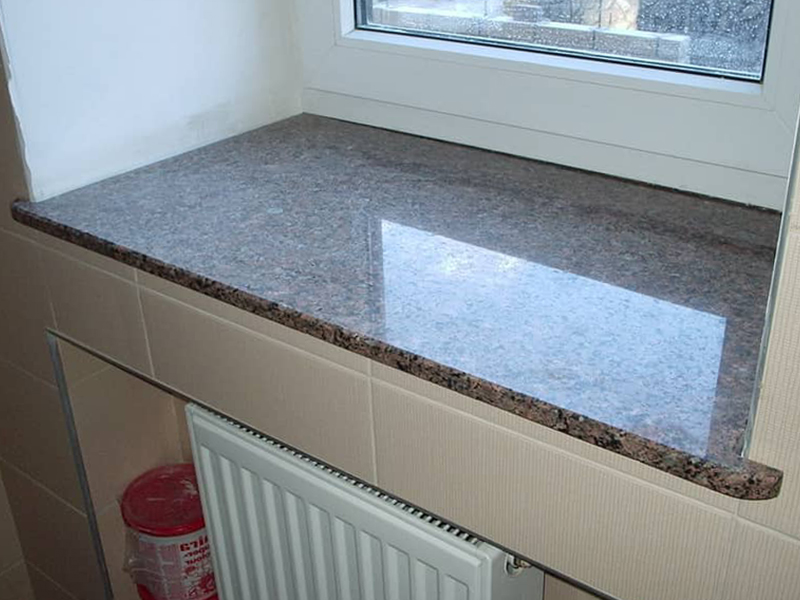 Прямой подоконник из акрилового камня Corian Sonora